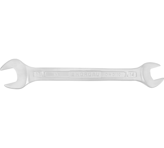 Двусторонний рожковый ключ NORGAU тип N6-14x17 14х17, длина 192 мм 060107169