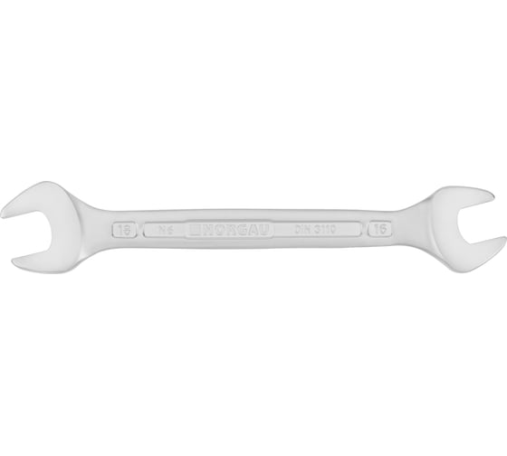 Двусторонний рожковый ключ NORGAU тип N6-16x18 16х18, длина 221 мм 060107181