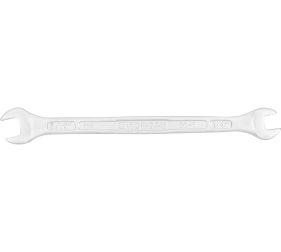 Двусторонний рожковый ключ NORGAU тип N6-1/4x5/16 1/4x5/16", длина 123 мм 060107343