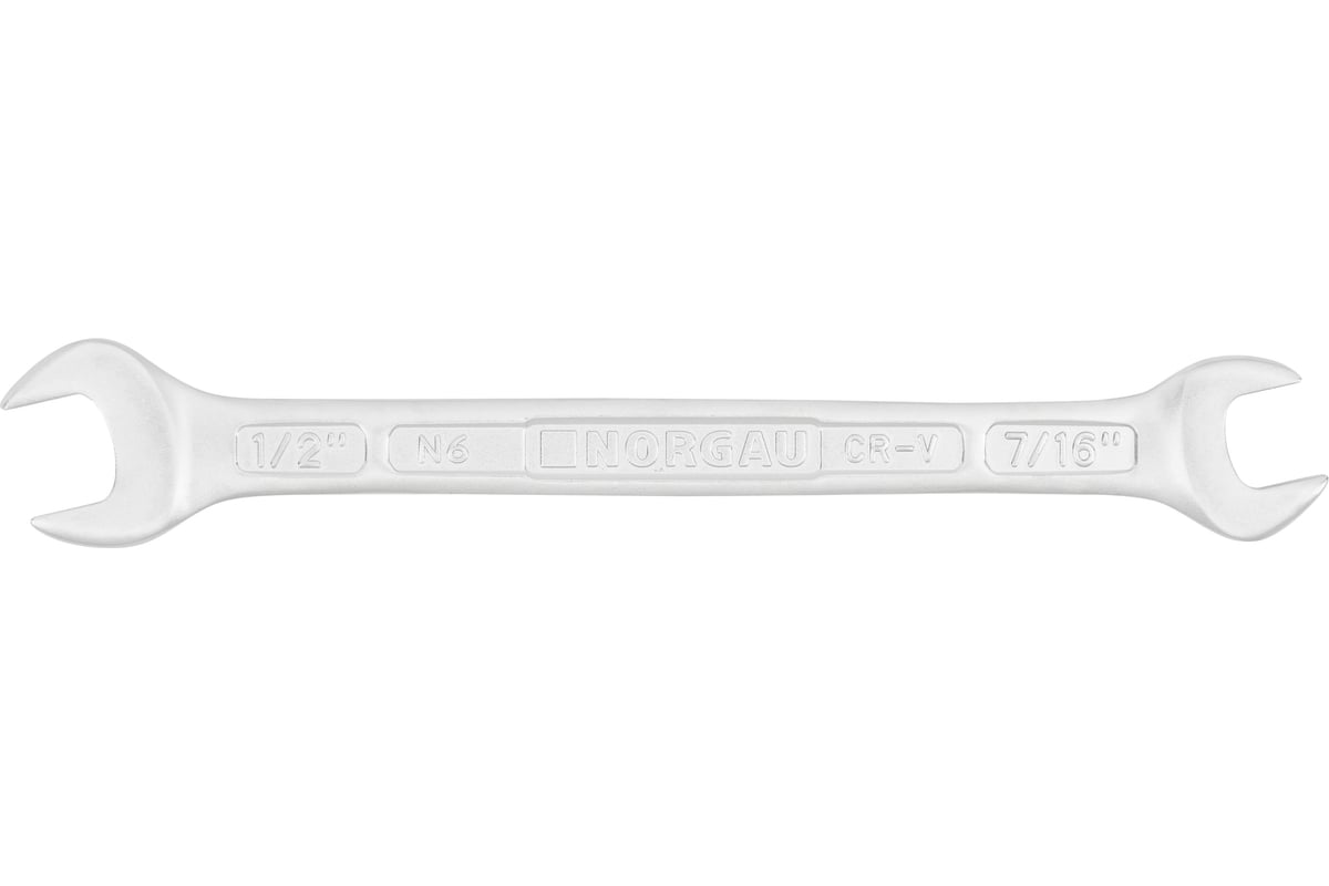 Двусторонний рожковый ключ NORGAU тип N6-7/16x1/2 7/16x1/2", длина 156 ...