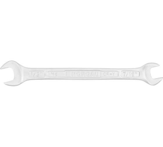 Двусторонний рожковый ключ NORGAU тип N6-7/16x1/2 7/16x1/2", длина 156 мм 060107358
