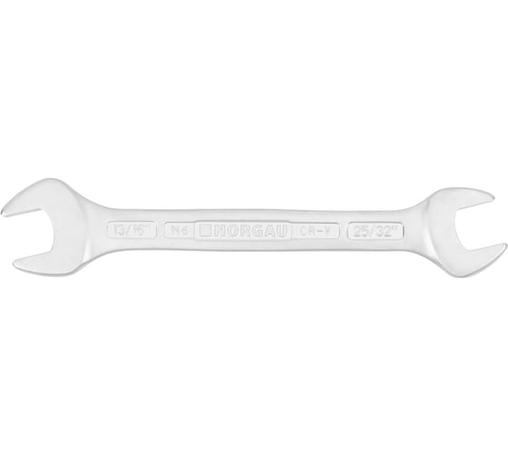 Двусторонний рожковый ключ NORGAU тип N6-25/32x13/16 25/32x13/16", длина 237 мм 060107391 1