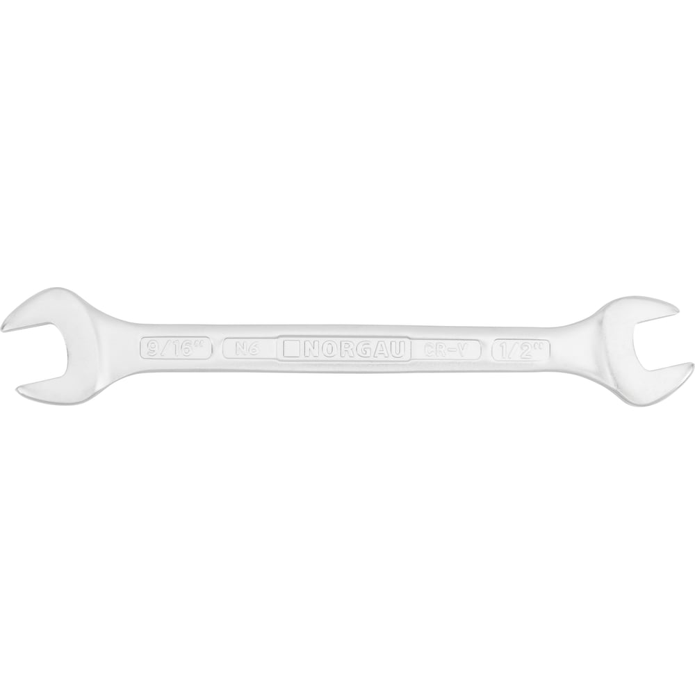 Двусторонний рожковый ключ NORGAU тип N6-1/2x9/16 1/2x9/16", длина 180 ...