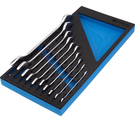 Набор рожковых гаечных ключей NORGAU тип N6-100 10 шт 060107810