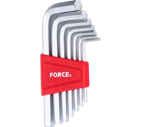 Набор Г-образных шестигранных ключей FORCE 7 предметов 5072