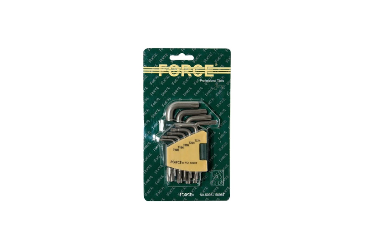 JUEGO LLAVES TORX DESDE T10-T50 FORCE 5098