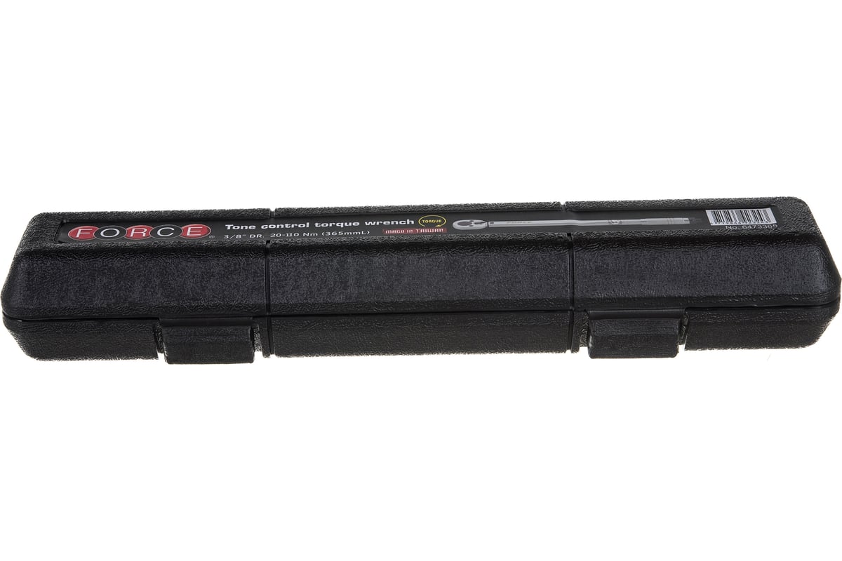 Динамометрический ключ FORCE 6473365, 3/8", 19-110 Нм, 365мм - выгодная ...
