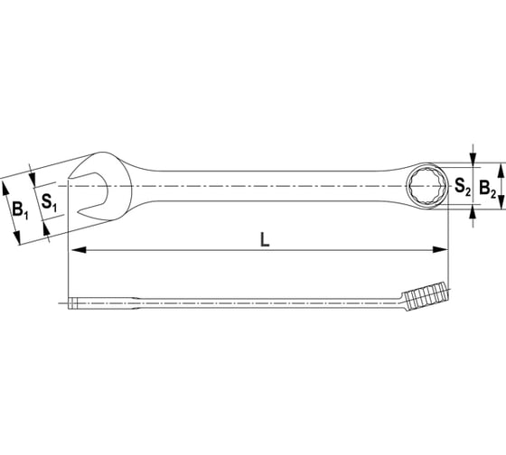 Комбинированный ключ THORVIK CW00013 13 мм 52027