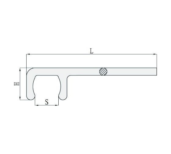 Вентильный ключ WEDO 35х250мм NS174A-35