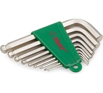 Набор Г-образных шестигранников Hans 1.5-10мм, 9шт. 16774-9M