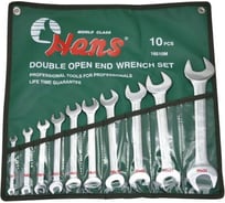 Комплект рожковых ключей Hans 6х7-30х32мм 10шт 16510M