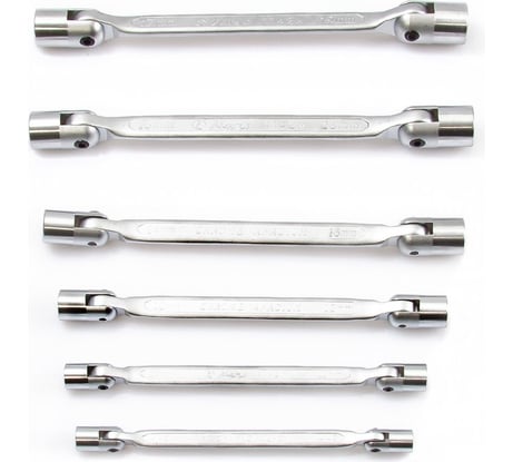 Комплект торцевых ключей Hans 8-19мм, 6 шт 16406M