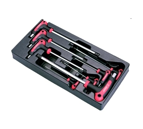 Набор L-ключей 6-тигранных и шарообразных Hans TT-20