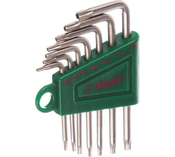 Набор ключей Hans TORX TH 6-20, 7 предметов 16754-6TH