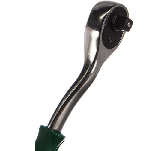 Трещотка с быстрым сбросом Hans 3/8" с изогнутой рукояткой 72 зуба 3162GQ