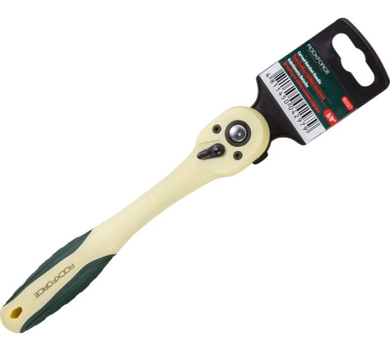 Реверсивная трещотка ROCKFORCE в пластиковом корпусе 3/8", 72 зуба RF-802327