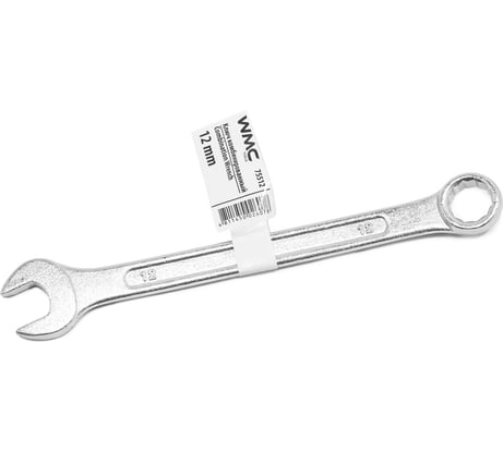 Ключ комбинированный 12мм 12-гранный прямой WMC TOOLS WMC-75512(50710)