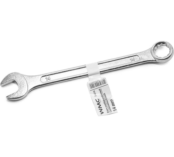 Комбинированный ключ WMC TOOLS 14мм 12-гранный прямой WMC-75514(50712) 1