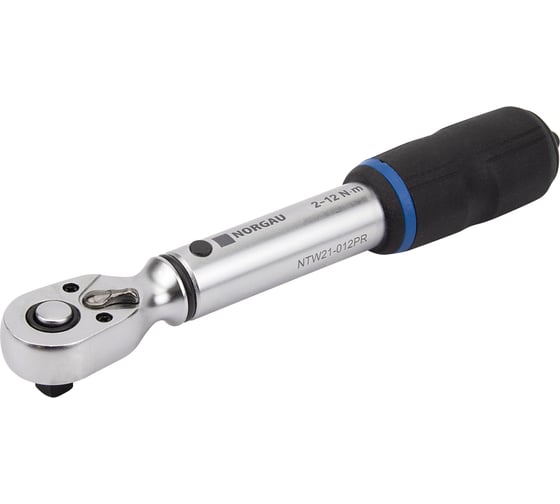 Динамометрический бесшкальный ключ NORGAU 1/4"; 2-12 Нм, тип NTW21-012PR 051112012