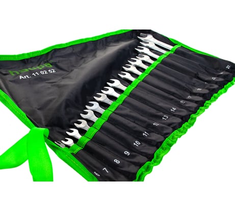 Набор гаечных ключей с кольцом/зевом HAUPA 110252 16 шт