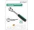 Трещотка реверсивная с кнопкой Stahlwille 3/8" 80 зубцов 12111020 В0000000158045 2