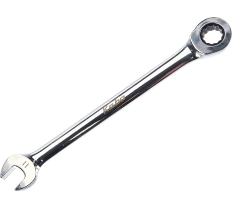 Гаечный ключ комбинированный с бесшаговой трещоткой 11 мм KABO PCW111 матовый хром