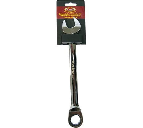 Комбинированный ключ трещоточный 72 зубца 18 мм KABO PFQ181 с реверсом