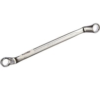 Двусторонний накидной гаечный ключ со смещением колец на 75 градусов 17 х 19 мм KABO PSB-E1719