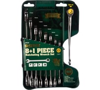 Набор накидных ключей с трещоткой 9шт Sata 08026