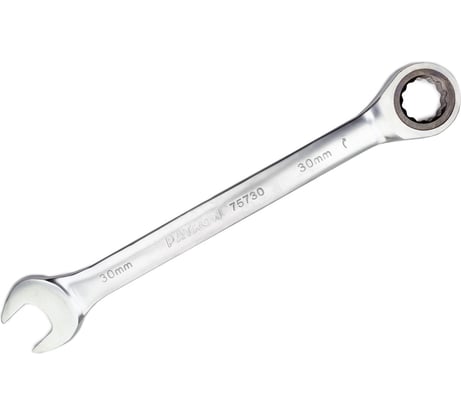 Комбинированный трещоточный ключ PATRON 30 мм P-75730