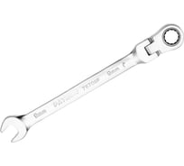 Комбинированный трещоточный ключ с шарниром PATRON 9 мм P-75709F