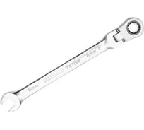 Комбинированный трещоточный ключ с шарниром PATRON 8 мм P-75708F