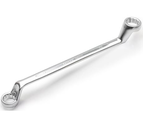 Накидной изогнутый на 75 градусов ключ PATRON 19x22 мм P-7591922