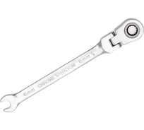 Комбинированный трещоточный ключ с шарниром PATRON 6 мм P-75706F