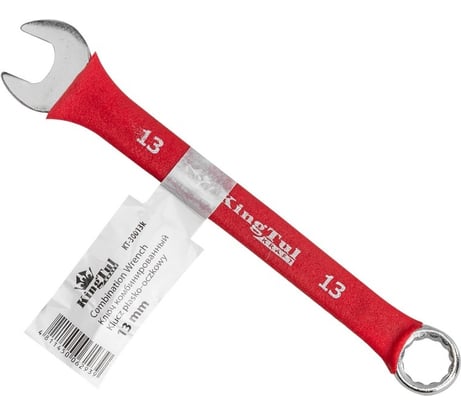 Комбинированный ключ KingTul 13мм в прорезиненной оплетке KT-30013k(10255)