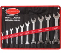 Набор рожковых ключей Rockforce 10 пр. 6x7, 8x9, 10x11, 12x13, 14x15, 16x17, 18x19, 20x22, 21x23, 24x27мм на полотне RF-5102P(11536)