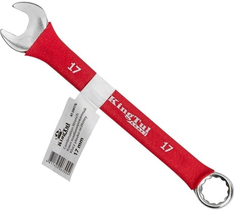 Комбинированный ключ KingTul 17мм в прорезиненной оплетке KT-30017k(10259)