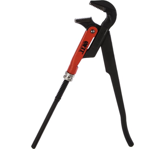 Трубный газовый ключ FIT 90гр, тип L , инстр.сталь, 1", 300мм 70371