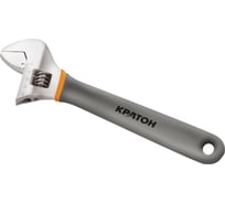 Разводной ключ с обливной ручкой 250 мм Кратон 2 12 04 002