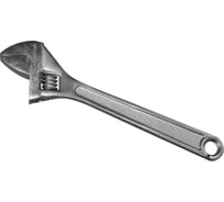 Разводной хромированный ключ 250 мм Кратон 2 12 04 008