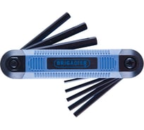 Складной набор шестигранников Brigadier 9 предметов 53020