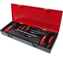 Набор ключей TORX JTC с отверстием с Т-образной ручкой T10H-T40H, 7 предметов, K6074 852738