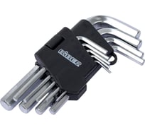 Набор имбусовых коротких ключей CRV 1.5-10мм Biber 90503 тов-085696
