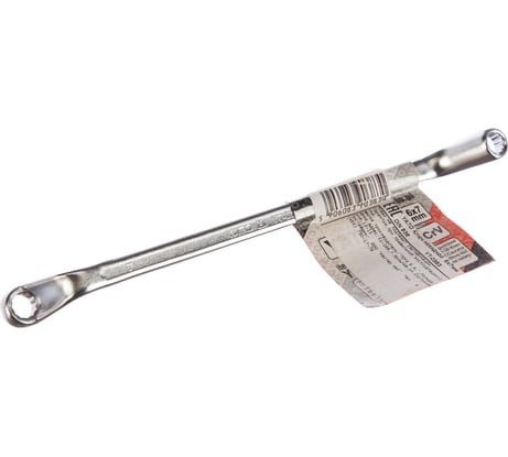 Накидной изогнутый ключ 6х7 мм YATO САТИН YT-0383