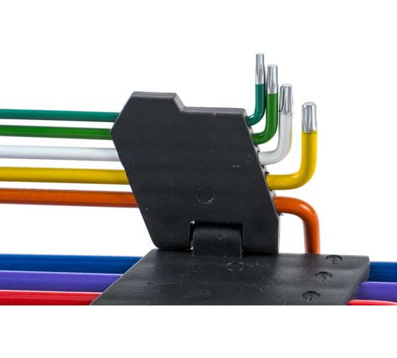 Шестигранные ключи Torx, T10-T50 мм, набор 9 шт. TOPEX 35D969