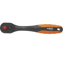 Трещоточный ключ (изогнутый, 1/2 дюйма, 250 мм) NEO Tools 08-511 15740921