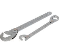 Ключ для круглых шлицевых гаек (шарнирный, 8-19 мм, набор 2 шт) Top Tools 35D251