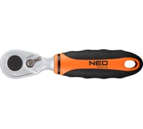 Трещоточный ключ для насадок (1/4", 105 мм) NEO Tools 08-512
