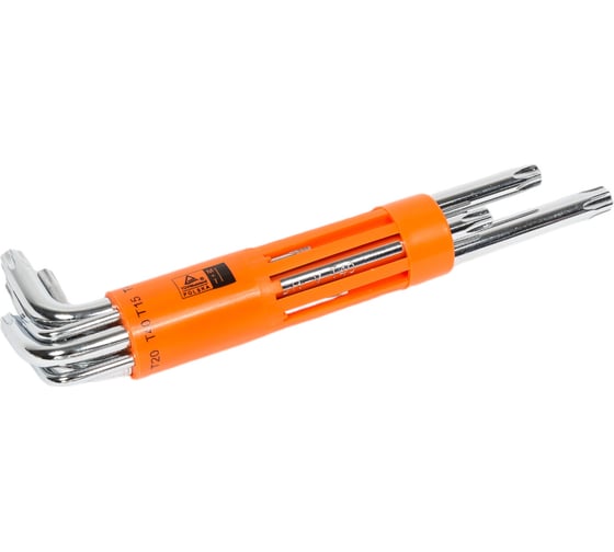 Набор шестигранных ключей Torx (T10-T50 мм, 8 штук) NEO Tools 09-524