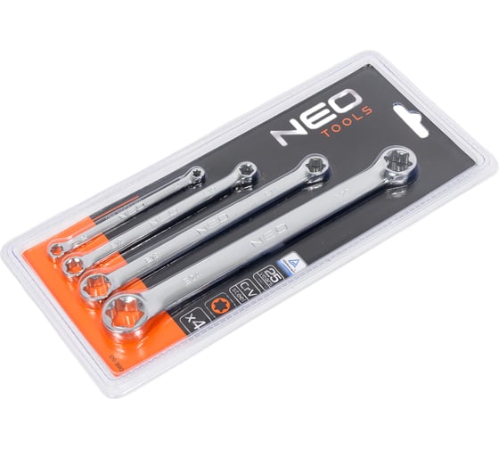 Накидные ключи NEO Tools Torx, 4 шт. 09-980